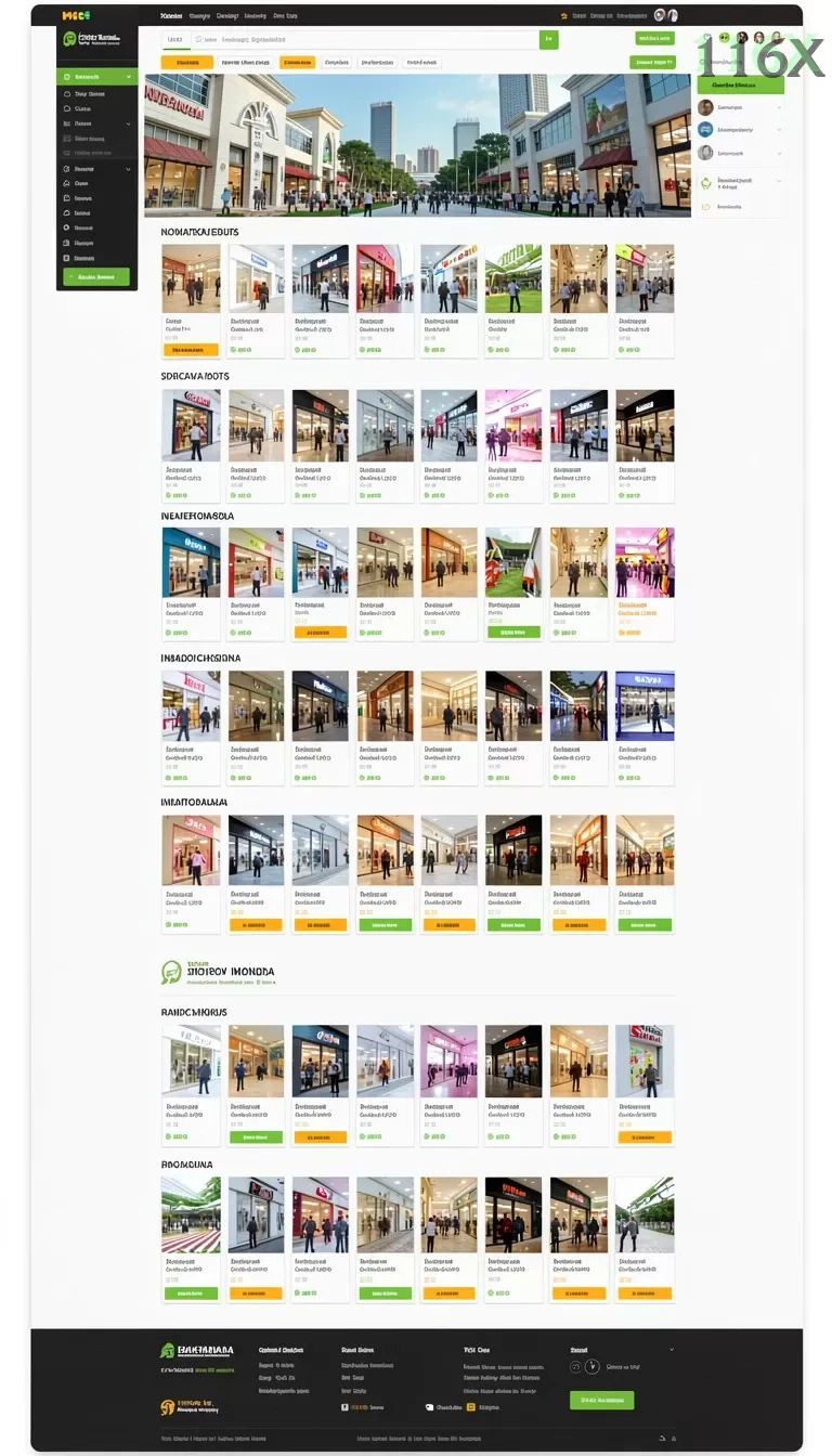 Cuplikan layar PENASLOT — menu navigasi
