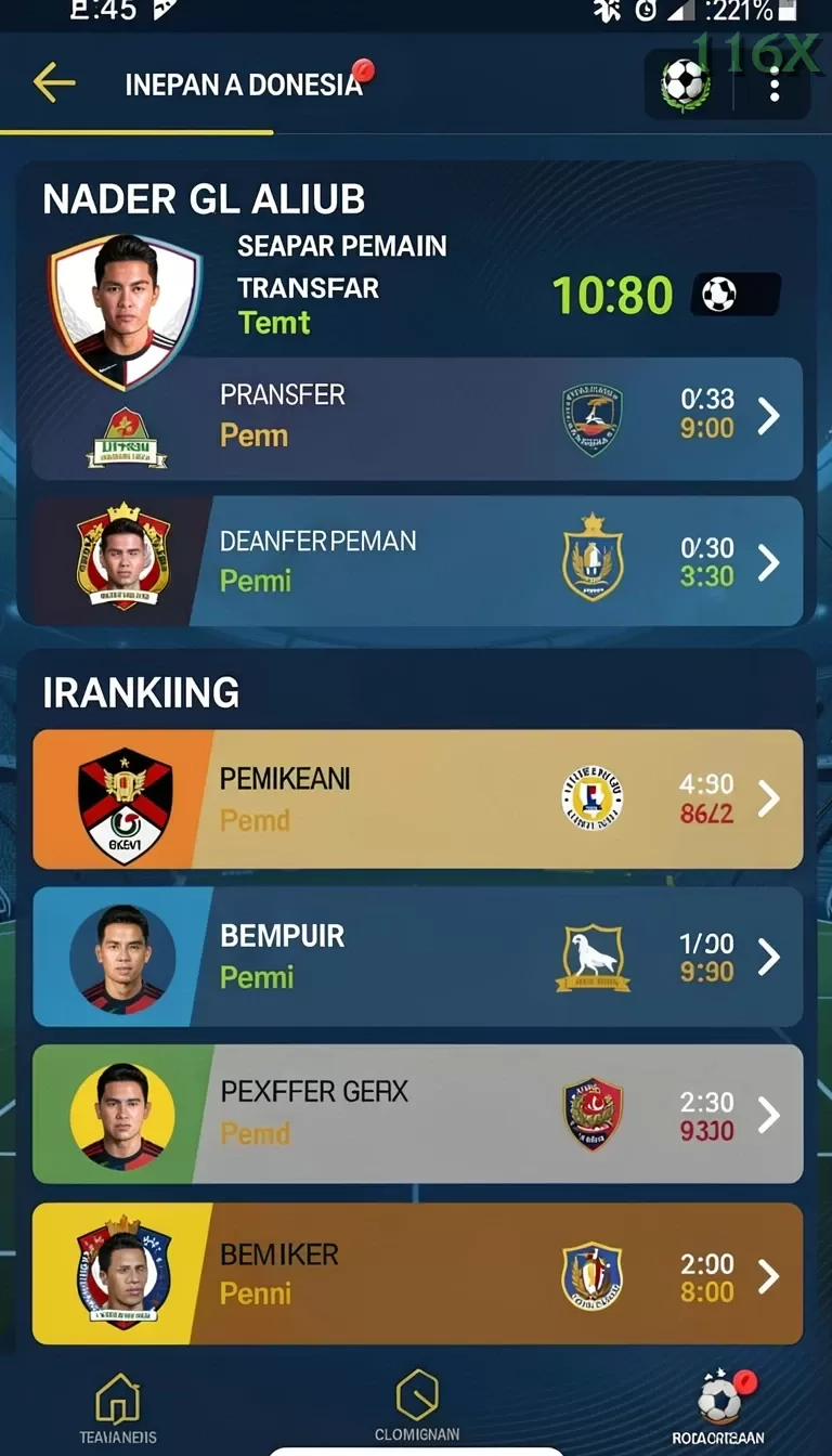 Cuplikan layar KAKEKWANGI — menu navigasi