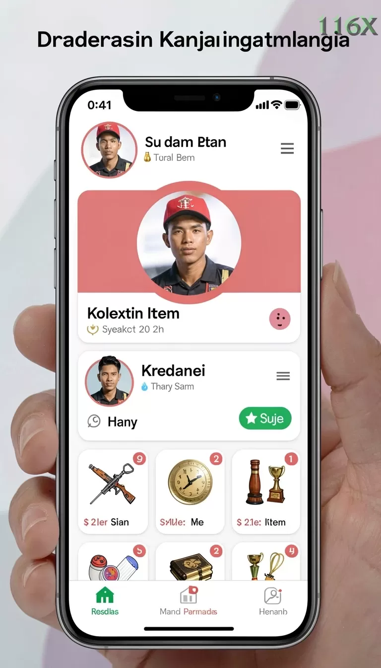 Cuplikan layar PENASLOT — halaman utama